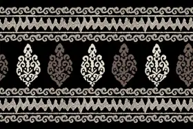 Ethnic Tribal Border Textile Pattern Kit – Jaal , Buti & Border Pack