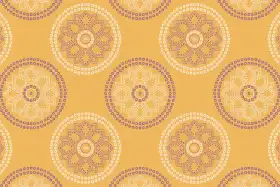 Ornamental Panel Stripe Print