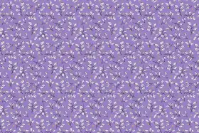 Minimal Leaf Butti Seamless Pattern