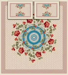Royal Floral Mandala Bedsheet