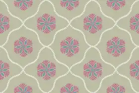 Circular Floral Jaal Print