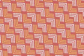 Pastel Geometric Chevron Fusion Print