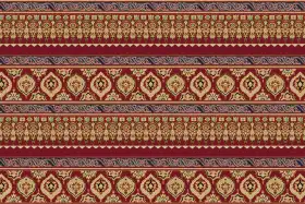 Ajrakh Decorative Border Textile Pattern