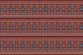 Classic Floral Butti Pattern Kit – Buti & Border Pack
