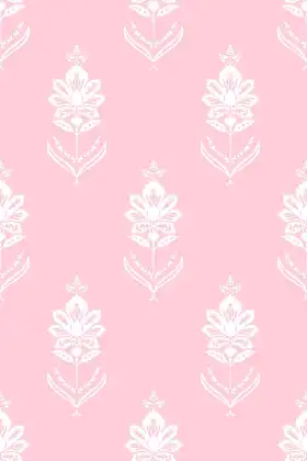 Soft Mughal Floral Buti Seamless Print