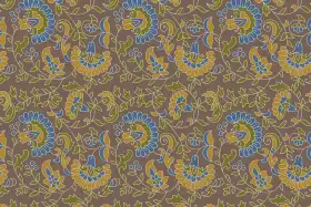 Bold Floral Vine Heritage Print