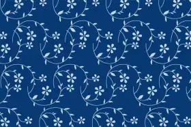 Soft Blue Vine Repeat