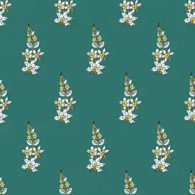 Tropical Floral Single Buta Print