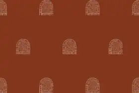 Mughal Arch Butti Seamless Textile Pattern
