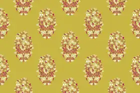 Bagru Floral Butti Seamless Textile Pattern