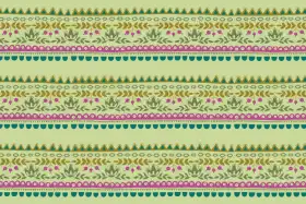 Tribal Ethnic Border Stripe Pattern