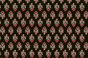Sanganeri Floral Butti Seamless Textile Pattern