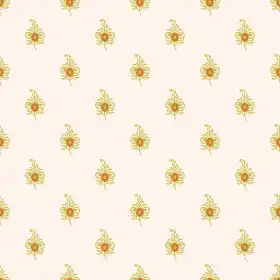Minimal Paisley Buti Repeat Print