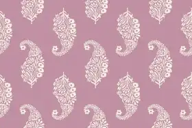 Paisley Dotted Repeat Print