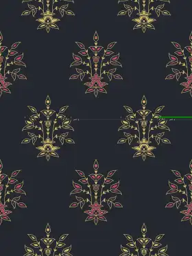 Mughal Buti Seamless Print