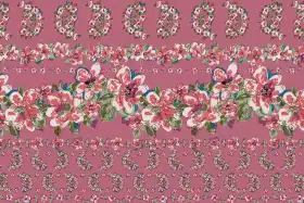 Jaipuri Floral Border Textile Pattern