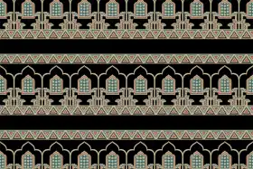 Heritage Arch Motif Textile Pattern Kit – Jaal , Buti & Border Pack