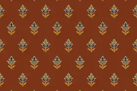 Traditional Paisley Vine Textile Pattern Kit – Jaal , Buti & Border Pack