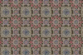 Vintage Tile Geometric Ajrakh Pattern