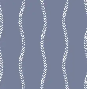 Vertical Botanical Stripe Print