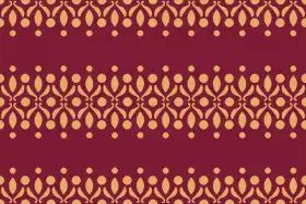 Elegant Floral Outline Textile Pattern Kit – Buti & Border Pack
