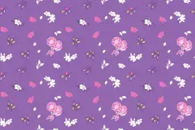 Delicate Floral Butti Textile Pattern