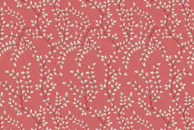 Modern Leaf Vine Print