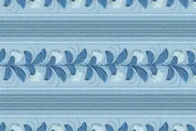 Traditional Ethnic Floral Border Textile Pattern