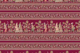 Rajasthani Folk Border Textile Pattern
