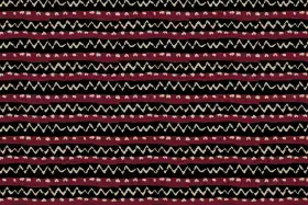 Handblock Stripe Seamless Textile Pattern