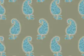 Classic Paisley Butti Repeat Print