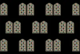 Heritage Arch Motif Textile Pattern Kit – Jaal , Buti & Border Pack