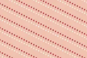 Minimal Diamond Cross Weave Print