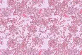 Decorative Paisley Floral Pattern