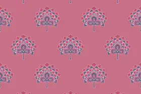 Decorative Tree Motif Repeat