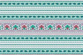 Botanical Floral Textile Design Kit – Buti , Border & Jaal Pack