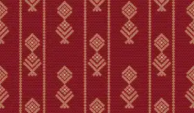 Traditional Geometric Ikat Style Pattern