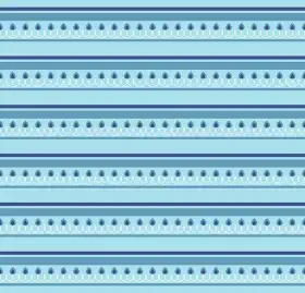 Indigo Stripe Border