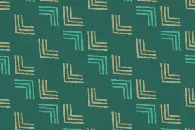 Pastel Geometric Chevron Fusion Print