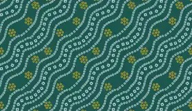Bhandej Wavy Dotted Seamless Pattern