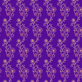 Contemporary Floral Vine Repeat Print