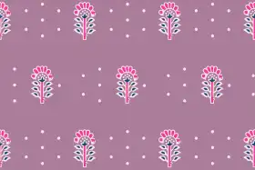 Bagru Butta Seamless Textile Pattern