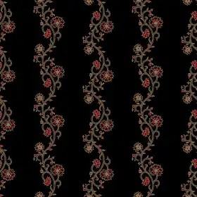 Luxury Vertical Floral Vine Print