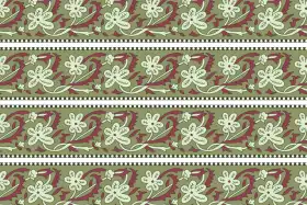 Tribal Ethnic Border Seamless Textile Pattern