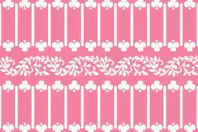 Floral Border Print