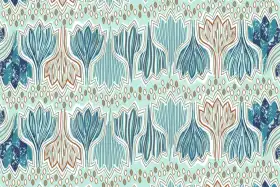 Jaipuri Lotus Floral Seamless Textile Pattern