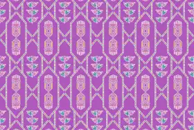 Geometric Lattice Ethnic Print