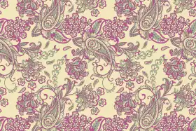 Elegant Paisley Floral Pattern