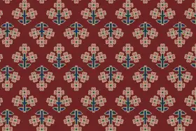 Classic Floral Butti Pattern Kit – Buti & Border Pack