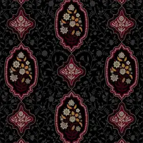 Royal Mughal Medallion Heritage Print